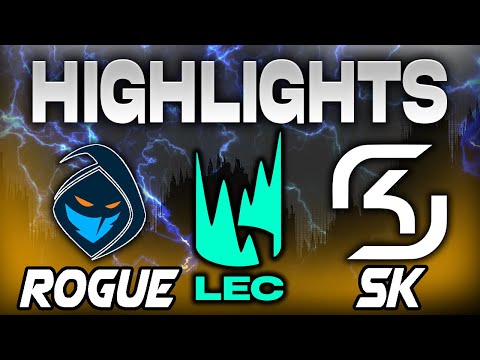 ROGUE VS SK GAMING HIGHLIGHTS LEC 2024 WINTER SEASON JORNADA 1 - LEAGUE OF LEGENDS - ESPAÑOL