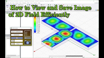 How to View and Save Image of 2D Field Efficiently