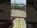 one way slab or two way slab difference #shorts #viral #feed #onewayslab #twowayslab #civil