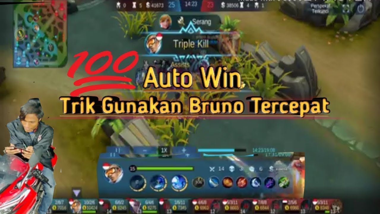 Cara Bermain Bruno Tersakit top 1 global Bruno mobile legends. - YouTube