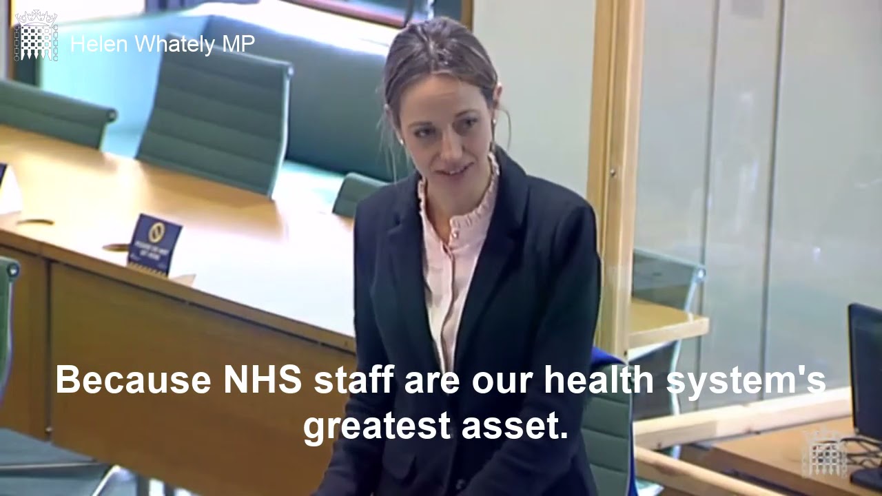 Helen responds to Westminster Hall Debate on NHS workforce 24 March 2021