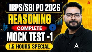 SBI PO & IBPS PO 2026 Reasoning | Reasoning Complete Mock Test - 1 | By Saurav Sir