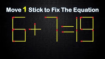 Only 1% Can Solve This Matchstick Puzzle – Move 1 Stick to Win!
