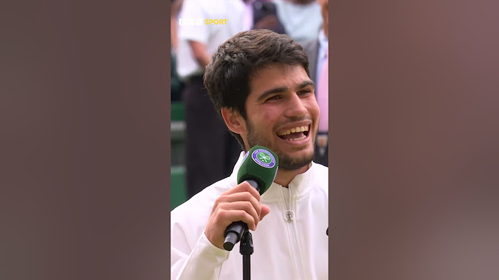Did Carlos Alcaraz just accidentally call Novak Djokovic old? 😂👴🏻#Wimbledon #BBCSport #iPlayer