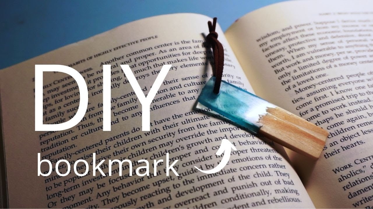 easy resin bookmarks