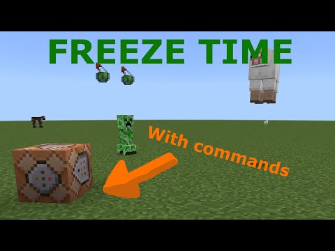 How to Freeze Time in Minecraft with Commands! - YouTube