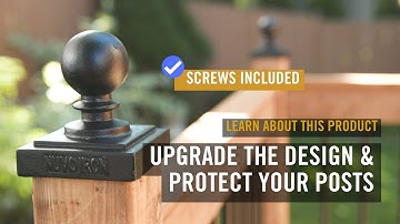 Protect & upgrade the design of your posts | Learn About Our Aluminum Ball Post Caps