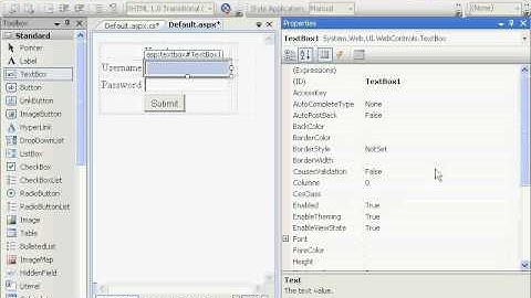 ASP.NET Tutorial-Textbox control(Login page example)