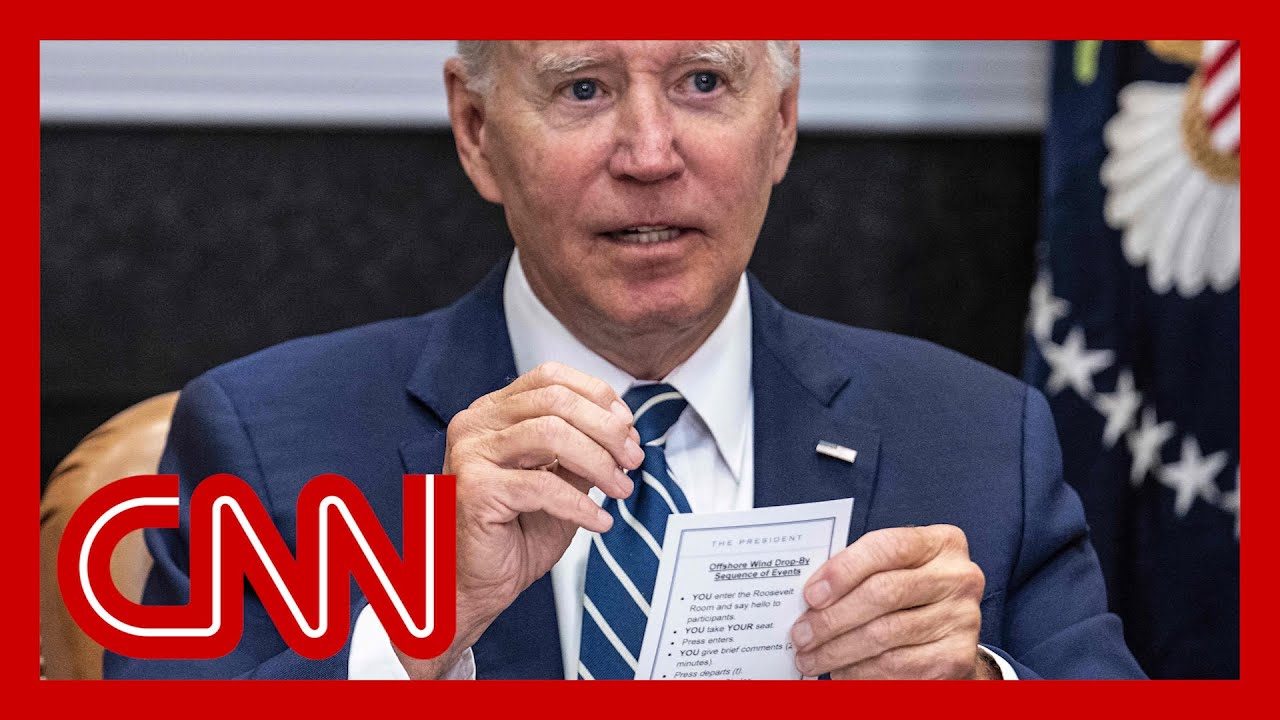 Biden’s detailed notecards raise new questions about his age
