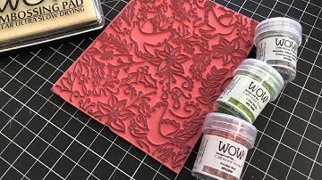 Multi-glitter embossing!