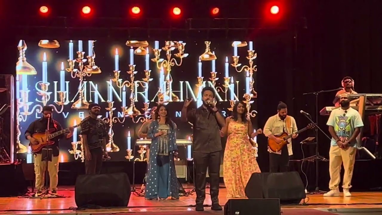 Pavizha Mazha sung by KS Harisankar | Athiran | Shaan Rahman live concert in Maryland 