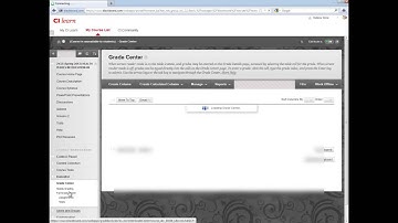 Creating Reports in Grade Center