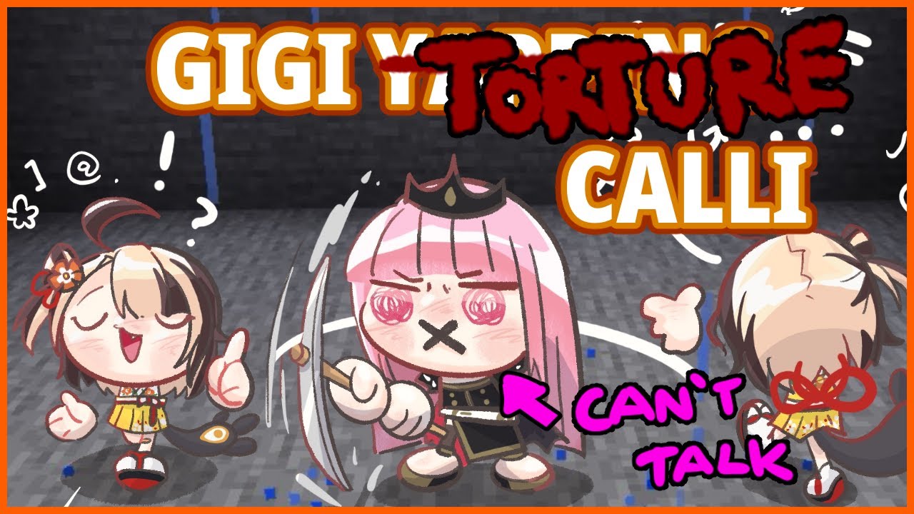 Gigi TORTURES Calli, In Minecraft