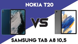 Nokia t20 Vs Samsung galaxy tab a8 10.5 | Cheap, practical, a good choice
