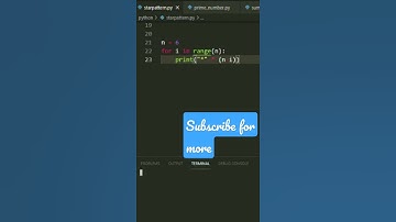 star pattern in python #shorts /#python /#coding /#trending /#tiktok /#tiktok