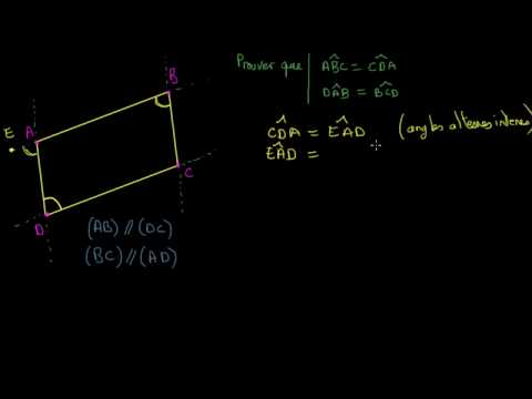 Vidéo: Comment Calculer L'angle D'un Parallélogramme