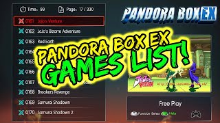 3A Pandora Box EX [3300 Games] - Full Games List