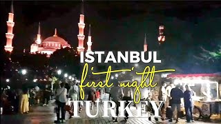 Istanbul Turkey Sultanahmet Square Night Walk Tour