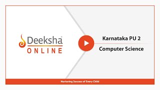 Deeksha Online | PU 2 | Computer Science | Data Structures | 22-06-2020