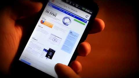 Firefox sync instructions