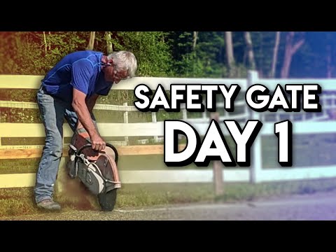 driveway safety gate