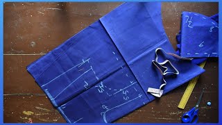 Stone work blouse cutting and stitching || part-1 || blouse cutting in easy way screenshot 5