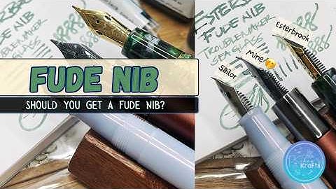Should you get a fude nib? A comparison video | Sailor Fude | Esterbrook Fude