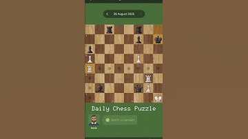 Daily Chess Puzzle | 26th August 2025 #chess #chesspuzzle