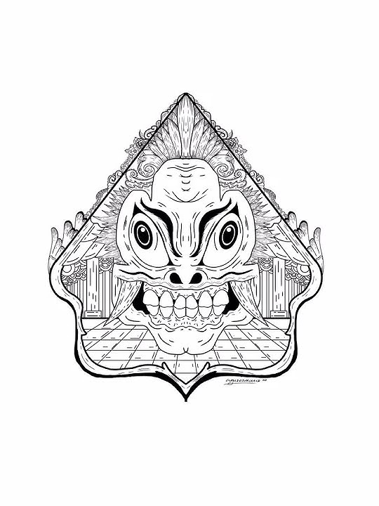 Indonesian Gunungan of Wayang