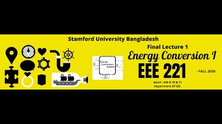 Final Lecture 1II EEE 221 II Energy Conversion I II Fall 2020 II SUB