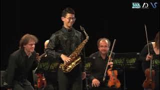 Wataru Hirai (Japan) plays Rhizome, Vincent David (ONCA Orch) Andorra Saxfest 2025