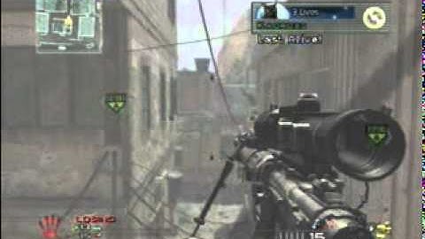 Mw2 : AMAZING Across the Map No Scope!