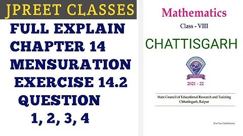 #scert #cg CGSEB #class8 #maths  chapter 14 #mensuration exercise 14.2 question 1,2,3,4 #triangle