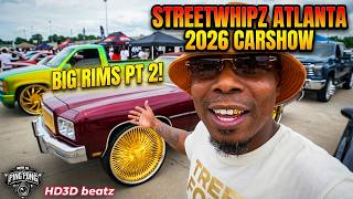 STREETWHIPZ 2026 CARSHOW ATLANTA GA, Big Rims, Custom Cars, Donks, Box Chevys, SUVs, Pt 2