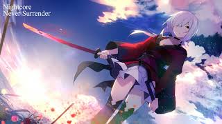 Nightcore - Never Surrender