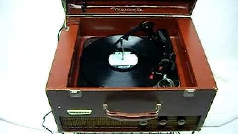 Mid Century Modern Webcor Bluetooth Wireless Suitcase Portable Record Player