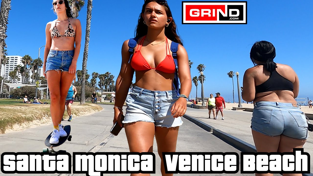 muscle beach, skid row venice beach, santa monica, pier, beach, outdoor yog...