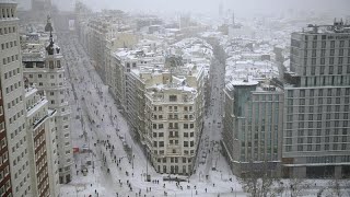 Madrid et l'Espagne toujours paralysés par la neige et la glace