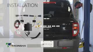 Ford Bronco Sport - Trailer Wiring Installation - Tekonsha T-one Wiring Harness - 118836