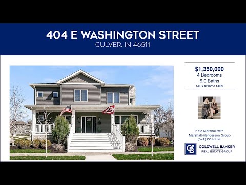 404 E Washington Street, Culver, IN home video tour