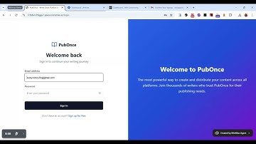 PubOnce, AI powered blogging platform, Write Once, Publish everywhere