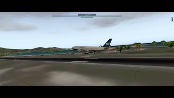 X Plane 777 TNCM L1 VOR
