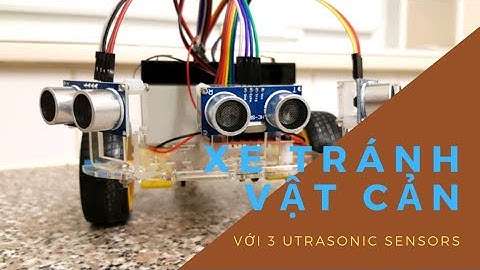 Ardu.Vid 12: Xe tránh vật cản với 3 cảm biến/Ostacles advoidance  car With 3 ultrasonic sensors