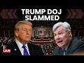 US Senate LIVE: Sen Sheldon Whitehouse 'Slow Self-Destruction' Speech Slams Trump DOJ