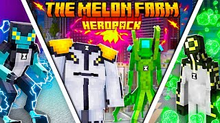 Melon Farm Heropack NEW ALIENS! Minecraft Ben 10 (Fisk Superheroes)