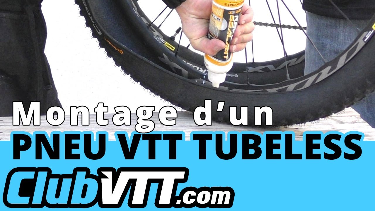 Montage pneu tubeless vtt CONTINENTAL - Conseils d'une pro - 638 