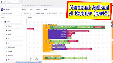 Membuat Aplikasi di Kodular - Aplikasi Bell Sekolah (part2) - Tutorial Kodular #3