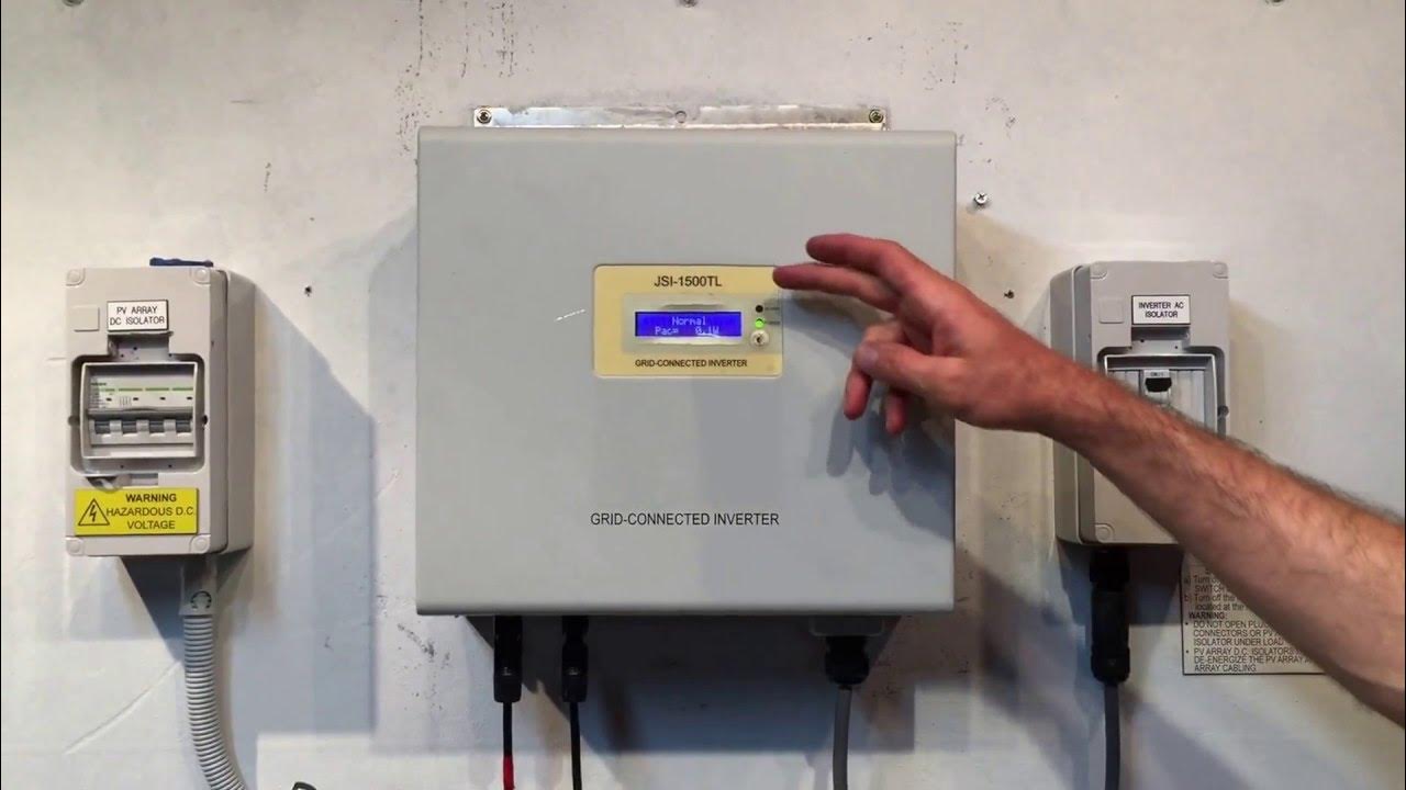 bloeden ~ kant leerling Five Star Energy / JFY JSI Solar Inverter 0W Low Power Output - YouTube