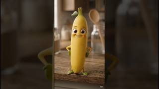 🍌 Banana Bola: Mujhe Khao Aur Super Strong Ban Jao! 💪😱 #shorts #ai