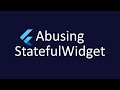 Abusing StatefulWidget&#39;s setState, no access modifiers in [Dart, Flutter]